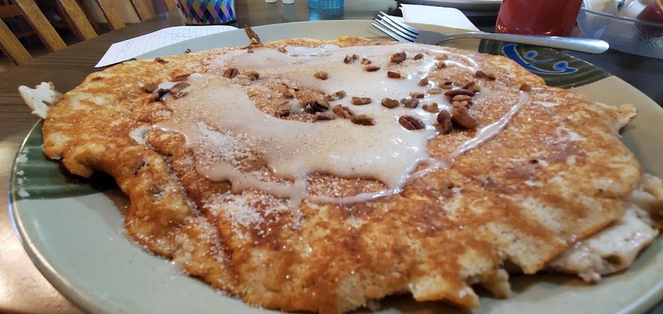 Cinnamon Roll Pancakes